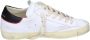 Philippe Model Vintage Leren Sneakers voor Mannen White Heren - Thumbnail 1