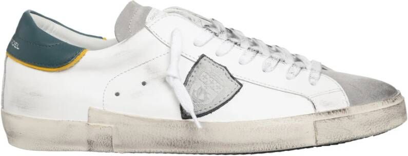 Philippe Model Vintage Multikleur Sneakers White Heren