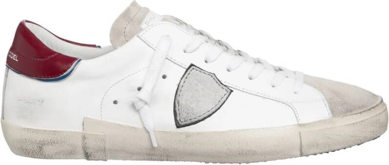 Philippe Model Vintage Multikleur Veterschoenen White Heren