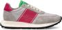 Philippe Model Vintage Running Sneakers Grijs Fuchsia Gray Dames - Thumbnail 1