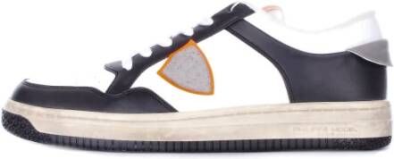 Philippe Model Witte Leren Herensneakers Klassieke Stijl en Comfort White Heren