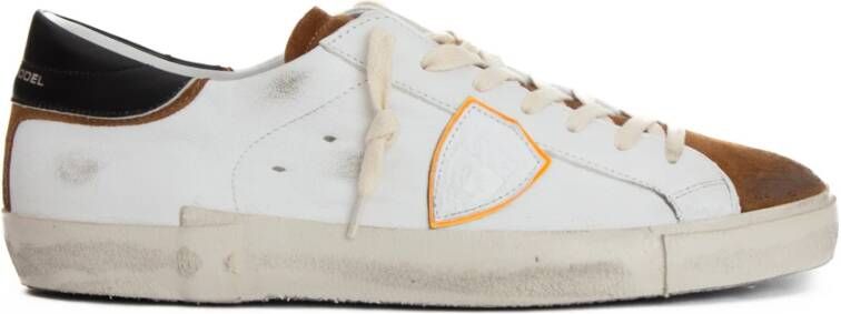 Philippe Model Witte Leren Sneaker Paris Model White Dames