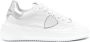 Philippe Model Witte Leren Sneakers Logo Plaque White Dames - Thumbnail 1