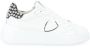 Philippe Model Witte Leren Studded Sneaker White Dames - Thumbnail 1