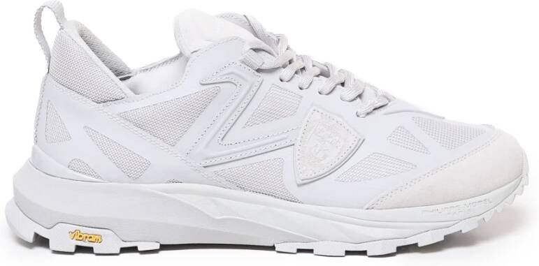 Philippe Model Witte Mesh Sneakers Rubberen Zool White Heren