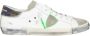 Philippe Model Witte Sneakers met Fluorescerende Piping Multicolor Heren - Thumbnail 1