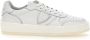 Philippe Model Witte Sneakers met Logo Patch en Contrasterende Hiel White Dames - Thumbnail 11