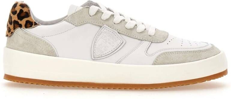 Philippe Model Stijlvolle Lage Sneakers voor Vrouwen White Dames