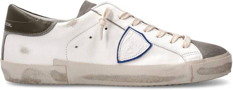 Philippe Model Witte Sneakers Parijse Stijl White Heren