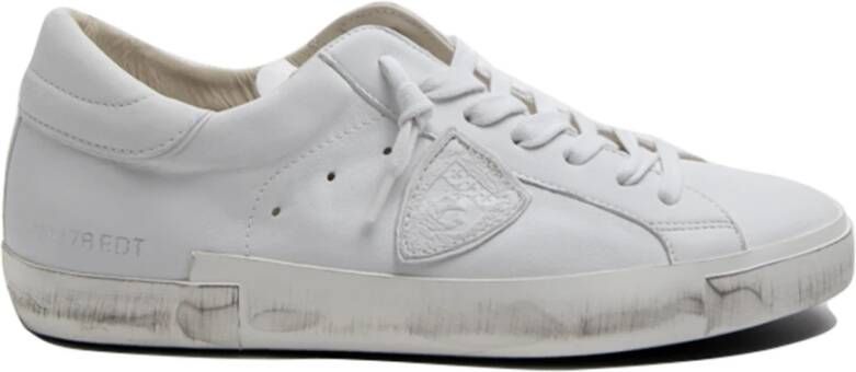 Philippe Model Witte Sneakers Urban Stijl White Heren