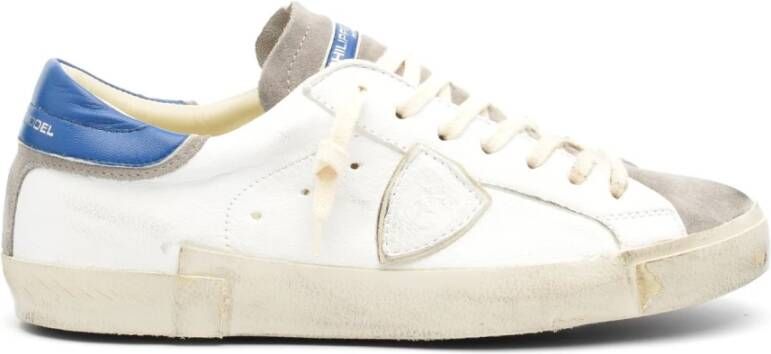 Philippe Model Witte Sneakers voor Mannen White Heren