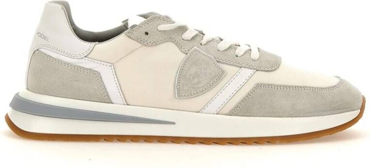 Philippe Model Stijlvolle witte sneakers voor de moderne Wit