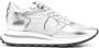 PHILIPPE MODEL Lage Sneakers Dames Tropez Haute Low Woman Maat: 40 Materiaal: Leer Kleur: Zilver - Thumbnail 8