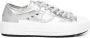 Philippe Model Zilveren Leren Sneakers met Metalen Detail Gray Dames - Thumbnail 6