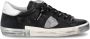 Philippe Model Zwarte gelamineerde leren sneakers Prsx Black Dames - Thumbnail 1