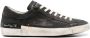 Philippe Model Zwarte leren sneakers moderne stijl Black Heren - Thumbnail 1