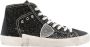 Philippe Model Zwarte sneakers met glitterdetails Black Dames - Thumbnail 1