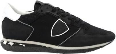 Philippe Model Zwarte Trpx Lage Sneakers Black Heren