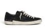 Philippe Model Zwarte Verouderde Leren Sneakers Black Heren - Thumbnail 1