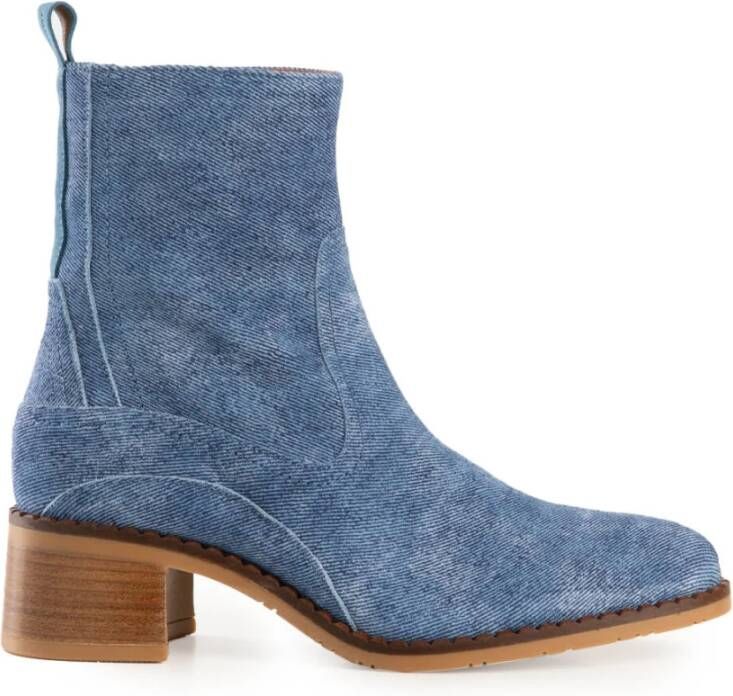 Piedi Nudi Stijlvolle Enkellaars Blue Dames