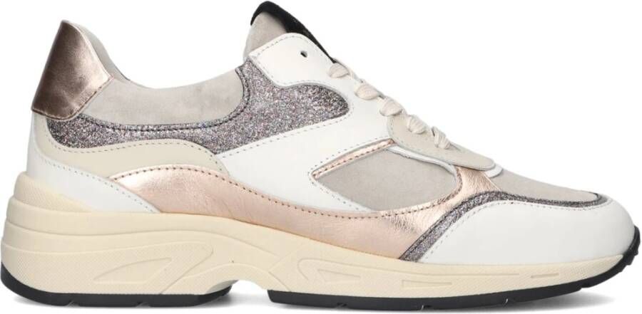 Piedi Nudi Witte Suède Lage Sneakers voor Dames Multicolor Dames