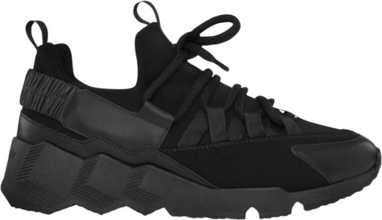 Pierre Hardy Zwarte Sneakers met Regular Fit Black Heren