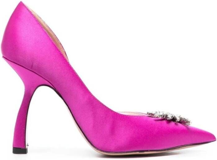 Piferi Ursula Satijnen Pumps Pink Dames