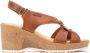 Pikolinos Comfortabele Arenales Sleehak Sandalen Brown Dames - Thumbnail 11