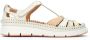 Pikolinos Comfortabele leren sandaal off white Beige Dames - Thumbnail 1