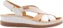 Pikolinos Elegante Platte Sandalen Beige Dames - Thumbnail 1