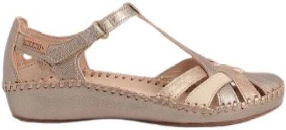 Pikolinos Flat Sandals Beige Dames