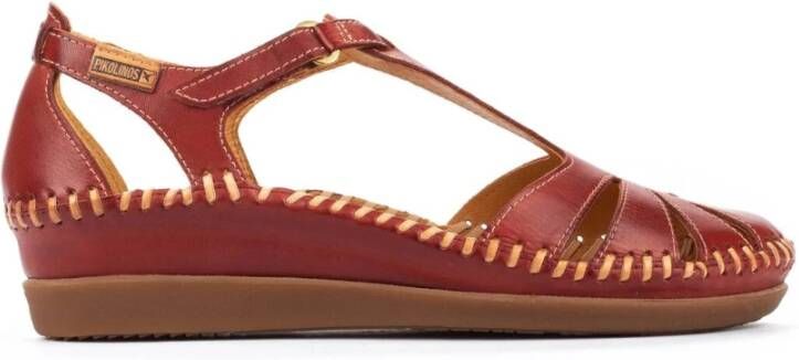 Pikolinos Flat Sandals Bruin Dames