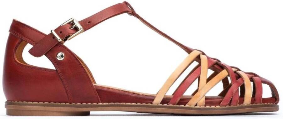 Pikolinos Flat Sandals Rood Dames