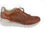 Pikolinos Geperforeerde Bruine Sneaker Brown Dames - Thumbnail 8