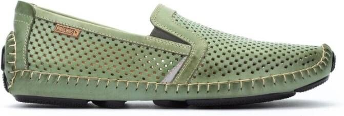 Pikolinos Groene leren herenloafer Green Heren