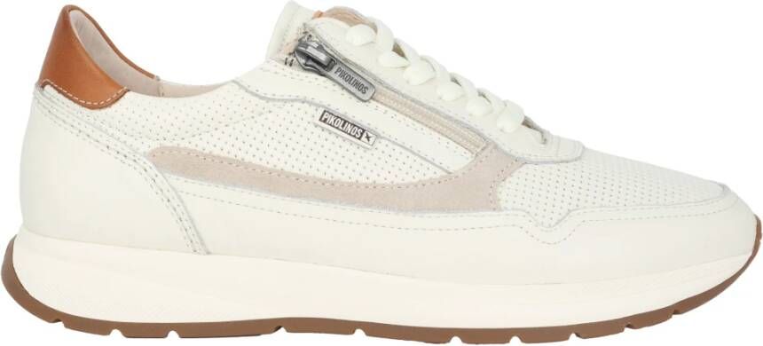 Pikolinos Off White Herensneaker Lichtgewicht & Comfortabel Beige Heren