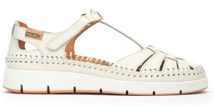 Pikolinos Off White Leren Damesandaal White Dames