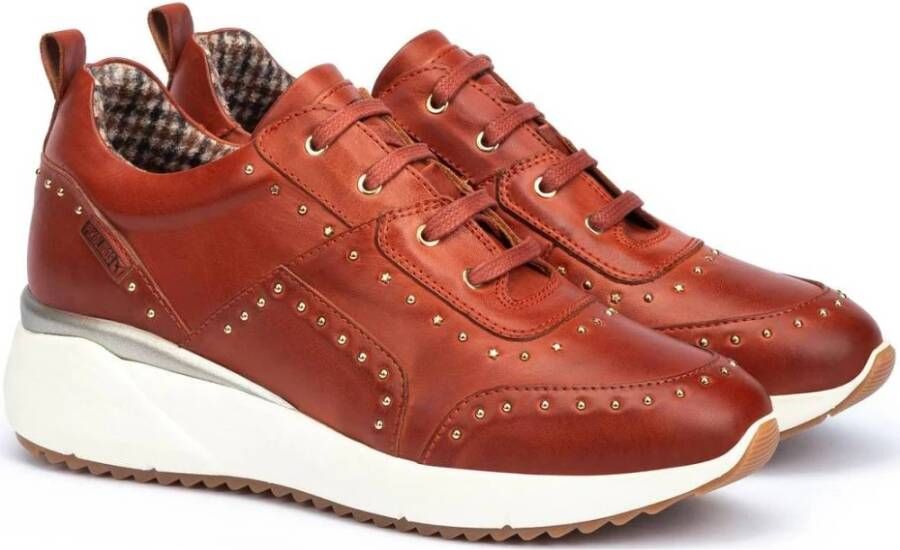 Pikolinos Stijlvolle `sella Sneaker voor Dames Red Dames