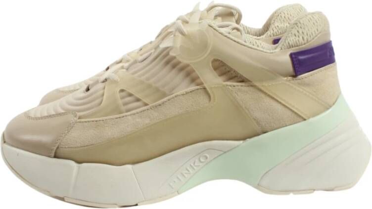 Pinko Beige Dames Sneakers Beige Dames