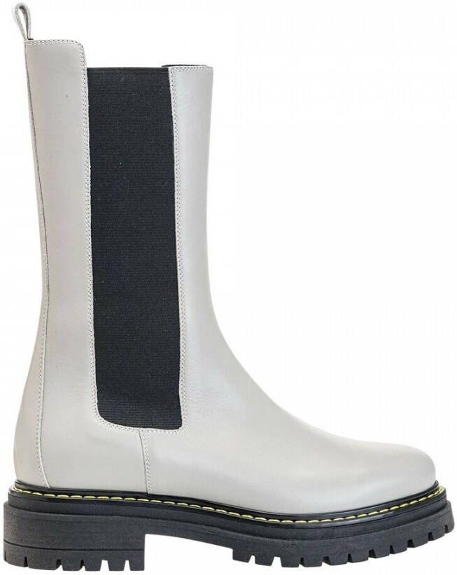 Pinko Natalie 2 Boot kalfsvlees Pelle White Dames