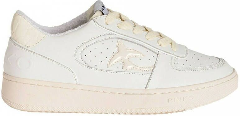 Pinko Sneakers Brook Basket Vitello Liscio in white