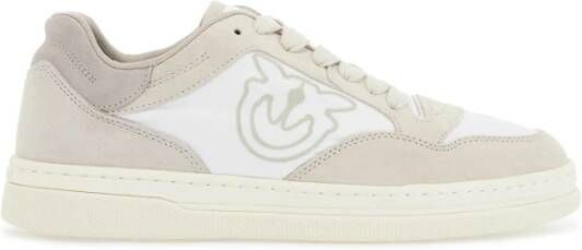 Pinko Elegante leren sneakers voor lente-zomer Beige Dames