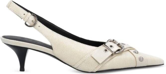 Pinko Grijze Slingback Schoenen Gray Dames