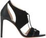 Pinko Zwarte Vetersandalen voor Dames Black Dames - Thumbnail 1