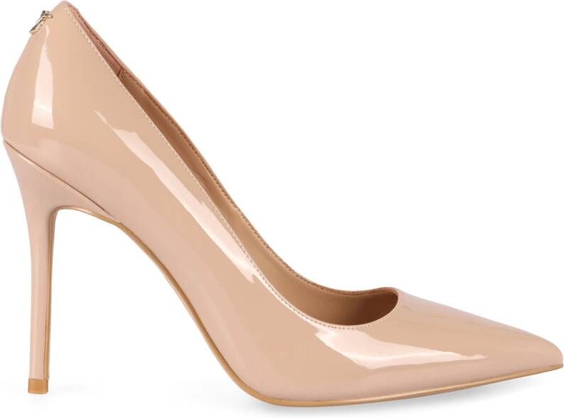 Pinko Lakleren Stiletto Pumps Beige Dames