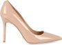 Pinko Lakleren Stiletto Pumps Beige Dames - Thumbnail 1