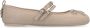 Pinko Leren balletflats met strikdetail Beige Dames - Thumbnail 1