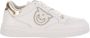 Pinko Leren Love Birds Sneakers Wit Goud White Dames - Thumbnail 1