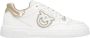 Pinko Leren Sneaker met Polyurethaan Samenstelling White Dames - Thumbnail 1