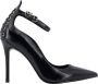 Pinko Love Birds Leren Décolleté Stiletto Hak Black Dames - Thumbnail 1